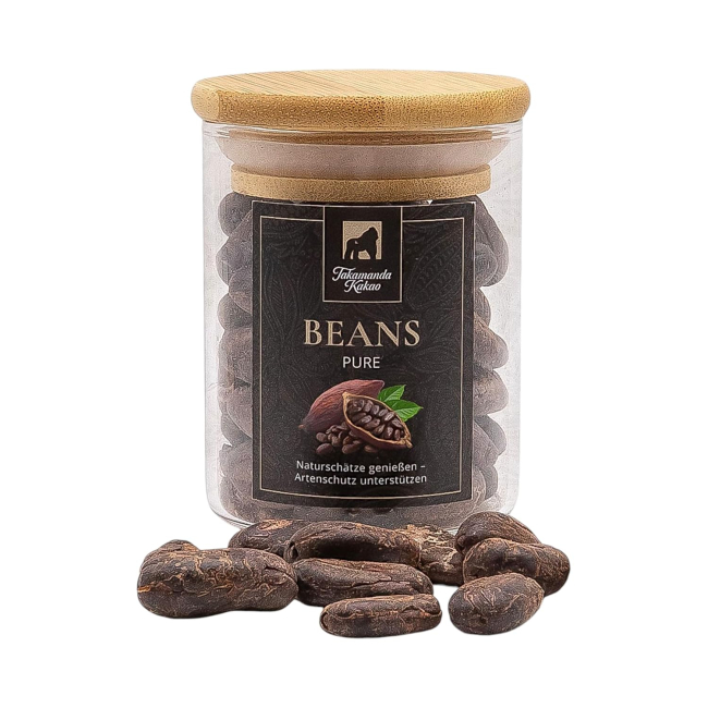 Takamanda Kakao Pure Beans Glas 60 g